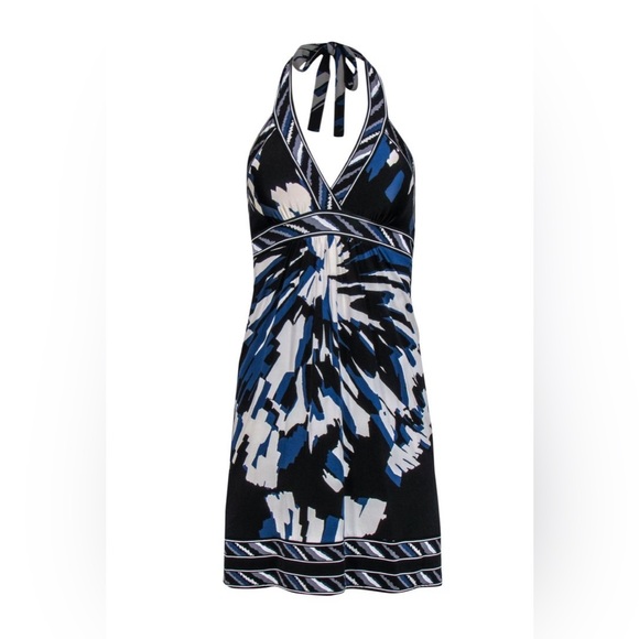 BCBGMaxazria Abstract Halter Dress Size XS - Picture 1 of 7